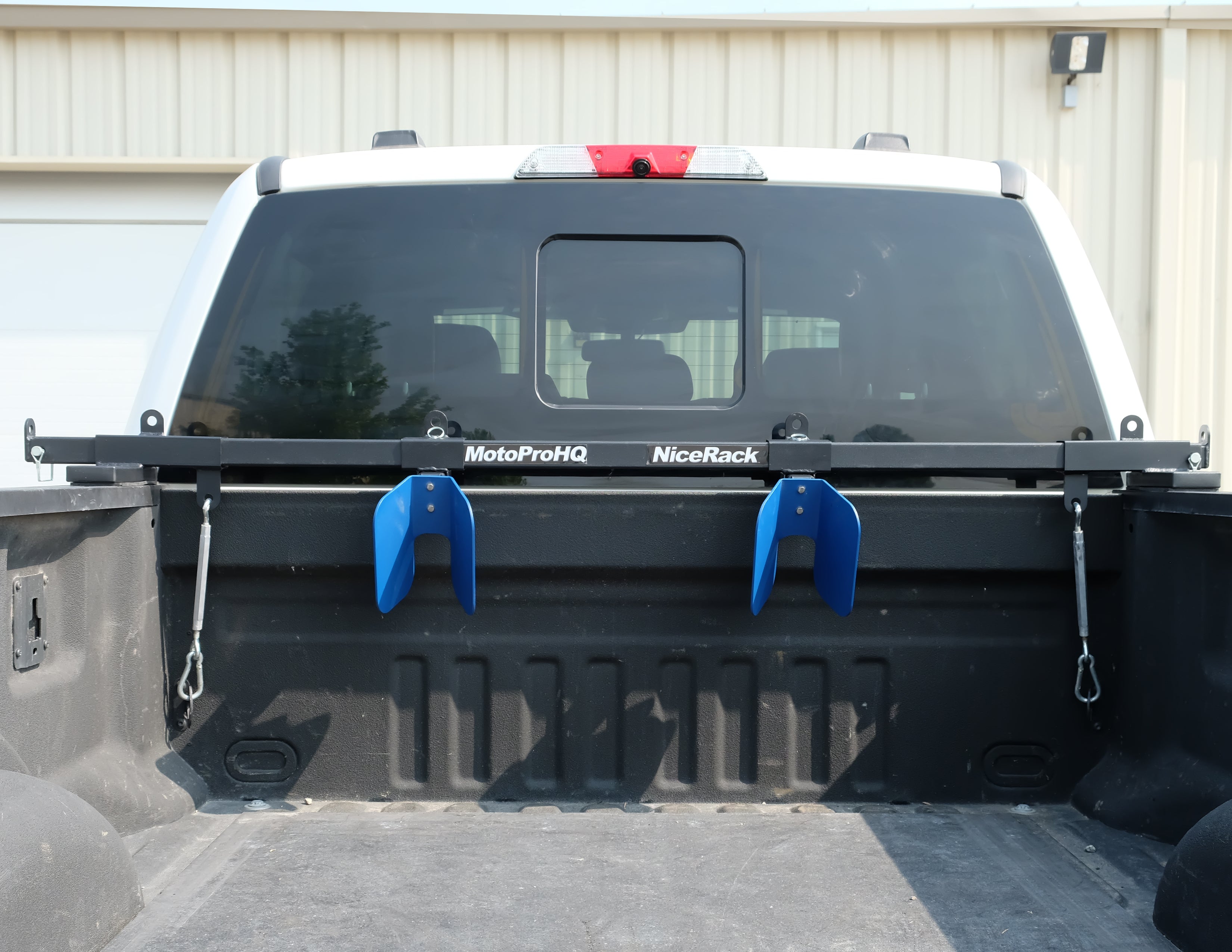 NiceRack Motorcycle Truck Rack | Clamp System