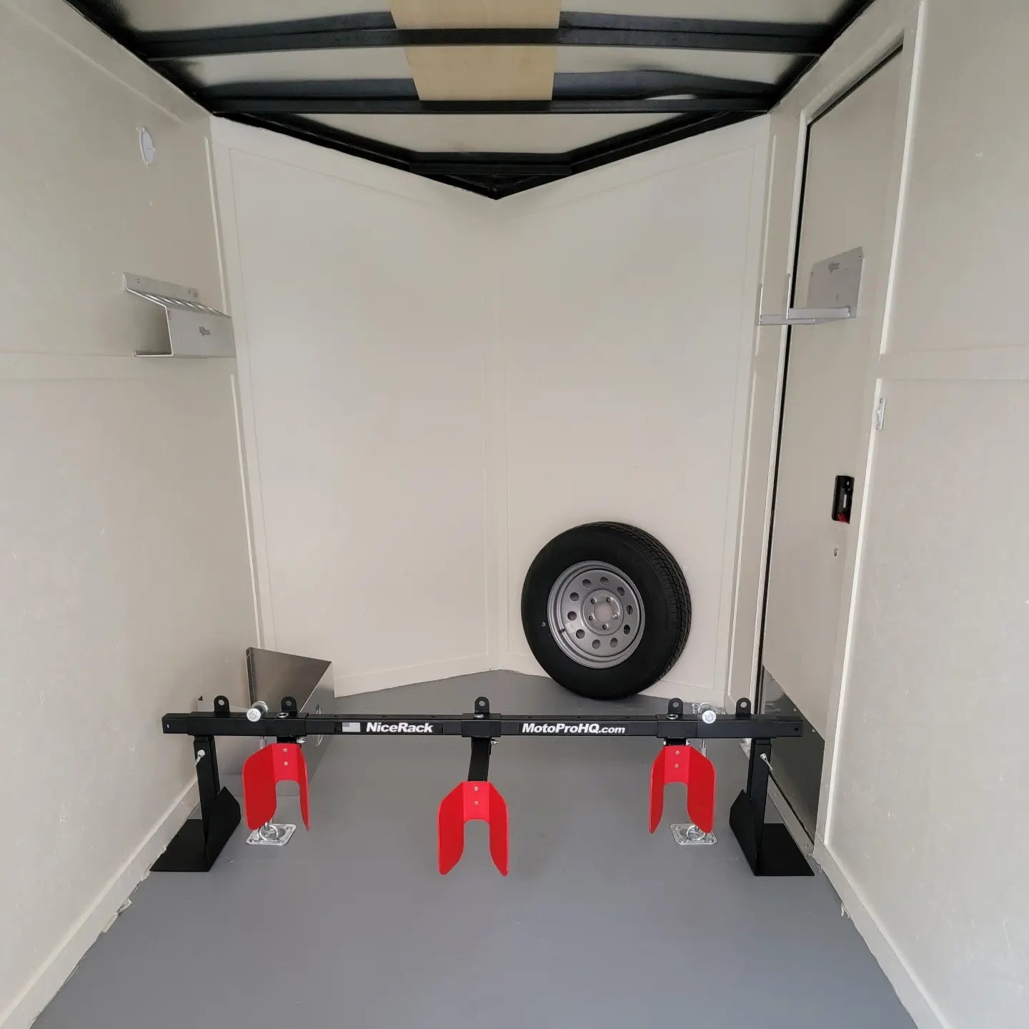 NiceRack Motorcycle Carrier | Pedestal Systems for Trailers & Vans