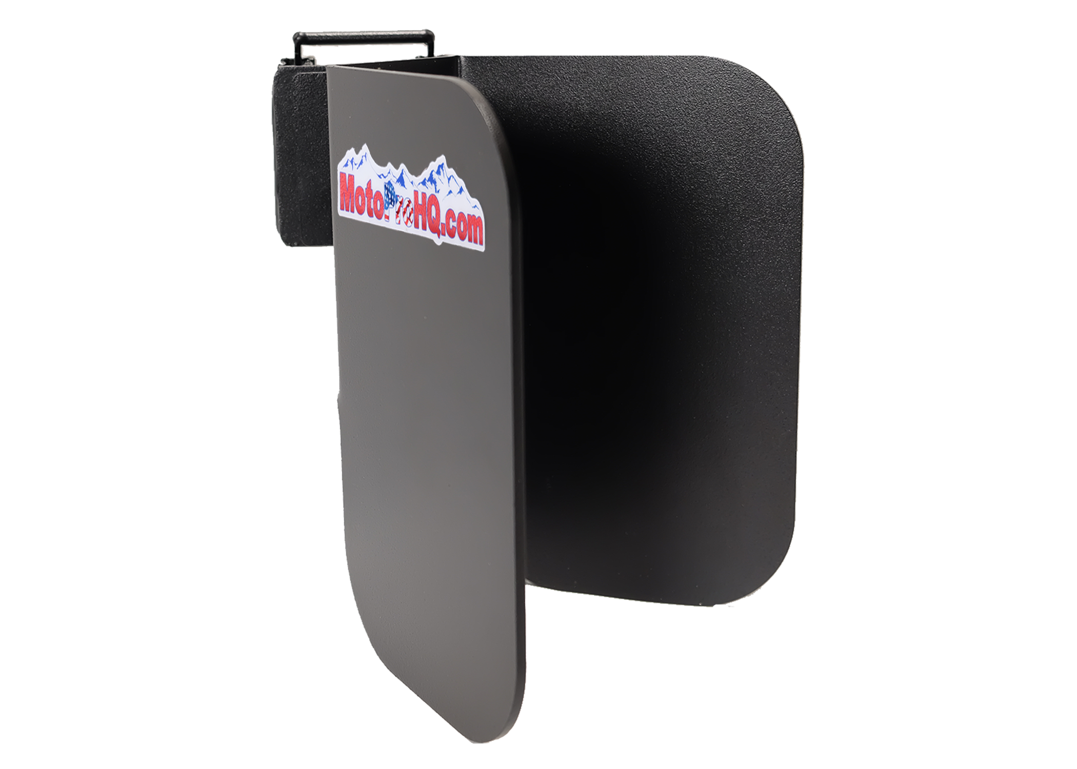 E-track Wall Mount EZ Chock with the angle mounted to the right