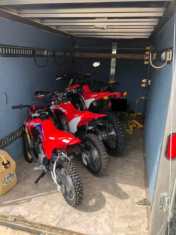 Wheel Chock Bike Mount For Toyota Tacoma Bed Rail E-Track