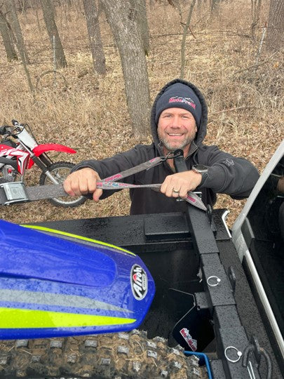 NiceRack Motorcycle Truck Rack Stake Pocket System